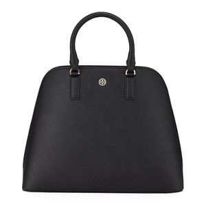 Tory Burch Robinson Dome Satchel Black